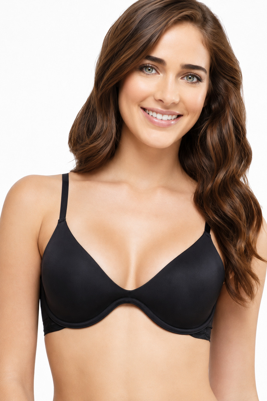 NWT OnGossamer US 32A Women's Beautifully Basic Lace Back Plunge Bra G3933